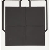 Sig Sauer SCT356 T300 Replacement Target 4 Square Hanging Black/White