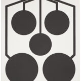 Sig Sauer SCT357 T300 Replacement Target Multi Zone Hanging Black/White