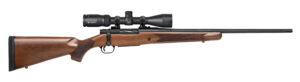 Mossberg 28213 Patriot Full Size 400 Legend 4+1 20" Matte Blued Fluted Threaded Barrel, Drilled & Tapped Matte Blued Stainless Steel Receiver, Walnut Fixed Wood Stock 3-9x40mm Duplex, Right Hand