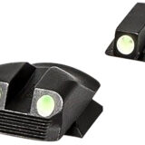 Kimber Mfg.,inc ML11229 Micro.380/Micro9 Sight Set Green/Tritium Black Outline Front Sight-Green/Tritium Black Outline Rear Sight