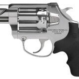 Diamondback DB0700P701 SDR Small 9mm Luger +P 6 Shot 2" Polished Stainless Steel Barrel & Frame, Stainless Steel Cylinder, Black Hogue Rubber Grip, Exposed Hammer
