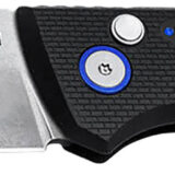Boker 01BO920 FRND 3.35" Drop Point Plain Stonewashed D2 Steel Blade 4.52" Black Grivory Handle