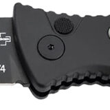 Boker 01KALS136  Kalashnikov 3.35" Clip Point Plain Black D2 Steel Blade Black/Gray Aluminum Handle