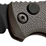 Boker 01KALS96  Kalashnikov 2.52" Drop Point Plain/Serrated Black D2 Steel Blade Gray Aluminum Handle