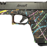 Great Lakes Firearms GL19SBLK Striker  9mm 15+1 4" Front/Rear Serrations Cerakote Splatter Black