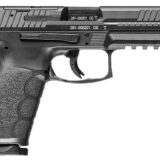 HK 81001065 VP9A1  Full Size 9mm Luger 15+1 4.53" Barrel, Black Steel Optic Ready/Serrated Slide, Black Polymer Frame w/Picatinny Rail, Interchangeable Backstrap Grip, Ambidextrous