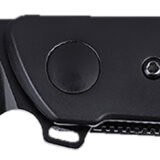 CRKT 5720K Bamboozled 3.31" Folding Tanto Plain Black Oxide D2 Steel Blade, Black G10/SS Handle