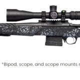 Horizon Firearms RF018S221814T17 Vandal Dark 2 22 Creedmoor 18" Black Fluted Threaded Barrel, Picatinny Rail Receiver, Arca Rail Forend, Textured Iota Carbon Fiber Stock