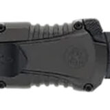 M&P Accessories 1219171 M&P Compact 1.90" OTF Plain Black Oxide Stainless Steel Blade, Gray/Black Aluminum Handle