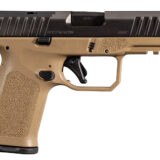 Rost Martin RM1CFDEOSP10CA RM1C *CA Compliant 9mm Luger 10+1 4" Black Steel Barrel, Black Tenifer Optic Ready/Serrated Steel Slide, Flat Dark Earth Polymer Frame w/Picatinny Rail, Textured Grip