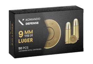 Dickinson LLC BRASS9mm Luger115gr Full Metal Jacket 50 Per Box/20 Case