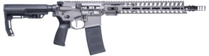 Patriot Ordnance Factory 02049 Minuteman  300 Blackout 30+1 13.75" Black Nitride Barrel/ Tungsten Cerakote Aluminum Receiver Picatinny Rail