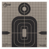 Allen 15802 Thermal Target Silhouette Hanging Paper 8" x 8" Black/Gray