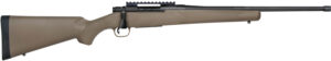 Mossberg 28263 Patriot Predator Full Size 400 Legend 4+1 20" Matte Blued Threaded Barrel, Matte Blued Picatinny Rail Receiver, Fixed Flat Dark Earth Synthetic Stock