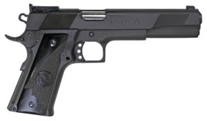 Iver Johnson Arms EAGLEXL10DS Eagle XL Full Size Frame 10mm Auto 15+1 6" Stainless Steel Barrel, Matte Black Steel Long/Serrated Slide, Black Steel Frame w/Beavertail, G10 Grip