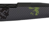 Fierce Firearms TWROG270WIN24BF Twisted Rogue 270 Win 24" Armour Lube Black Steel Threaded Barrel, Drilled & Tapped Steel Receiver, LR Negative Comb Forest Camo Carbon Fiber Stock