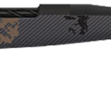 Fierce Firearms TWROG7PRC22BT Twisted TI Rogue 7mm PRC 22" Black Cerakote Steel Threaded Barrel, Drilled & Tapped Titanium Receiver, LR Negative Comb Trophy Camo Carbon Fiber Stock