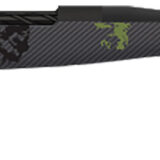 Fierce Firearms TWROG7PRC24BF Twisted Rogue 7mm PRC 24" Black Cerakote Steel Threaded Barrel, Black Cerakote Drilled & Tapped Steel Receiver, LR Negative Comb Forest Camo Carbon Fiber Stock