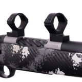 Weatherby TRBVLAS3 Scope Mount/Ring Combo Matte Black Alloy 30mm Tube, Weatherby Mark V Medium Rings Standard 6-Lug Action