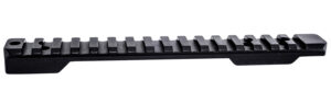 Weatherby P00252705 Picatinny Rail Black Hardcoat Anodized Alloy Fits Weatherby Mark V Magnum 9-Lug Action