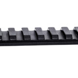 Weatherby P00252706 Picatinny Rail Black Hardcoat Anodized Alloy Weatherby Mark V Standard 6-Lug Action