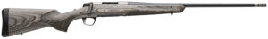 Browning 036092218 X-Bolt 2 Hunter Full Size 308 Win 4+1 22" Matte Blued Threaded Sporter Barrel, Drilled & Tapped Stainless Steel Receiver, Fixed Gray Laminate Stock, Radial Muzzle Brake