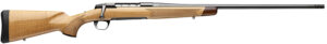 Browning 036080227 X-Bolt 2 Medallion 7mm Rem Mag 3+1 26" Blue Polished Threaded Barrel & Drilled & Tapped Carbon Steel Receiver, Fixed Gloss AAAA Maple Wood Stock, Radial Muzzle Brake