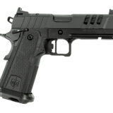 MAC 12500014 9 DS 9mm Luger 17+1 4.25" Black QPQ Bull Barrel, QPQ Tenifer Cerakote Optic Cut/Serrated Steel Slide, QPQ Tenifer Cerakote Steel Frame w/Accessory Rail & Beavertail, RMR Footprint