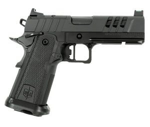 MAC 12500014 9 DS 9mm Luger 17+1 4.25" Black QPQ Bull Barrel, QPQ Tenifer Cerakote Optic Cut/Serrated Steel Slide, QPQ Tenifer Cerakote Steel Frame w/Accessory Rail & Beavertail, RMR Footprint