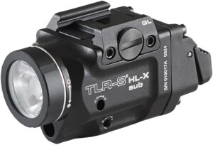 Streamlight 69466 TLR-8 Black Aluminum Glock 43x/48 1,000 Lumens Red Laser