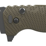 Outdoor Edge XD130AC Razor XD1  3" Folding Sheepsfoot/Utility Plain 420J2 SS Blade Heavy Duty Tan Glass-Filled Nylon Handle