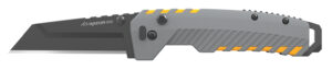 Outdoor Edge XDS230AC Razor XD2 3" Folding Plain 420J2 SS Blade Gray/Yellow