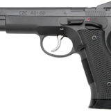 Cz Custom Shop 96333 A01-SD  9mm Luger 19+1 5" Match Grade Bull Barrel, Black Optic Cut/Serrated Steel Slide, Black Polycoat Steel Frame w/Beavertail, Black G10 Grip, Short Dustcover