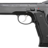 Cz Custom Shop 96336 A01-LD  9mm Luger 19+1 5" Match Grade Bull Barrel, Black Optic Cut/Serrated Steel Slide, Black Polycoat Steel Frame w/Beavertail, Black G10 Grip, Long Dustcover