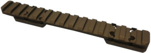 Talley PX0SB735   Smoked Bronze Cerakote Browning X-Bolt Picatinny Rail Mount Magnum Action
