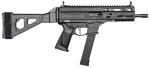 Grand Power 810091152850 Stribog SP9A3G 9mm Luger 8" Black, SB Tactical Brace