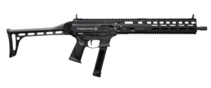 Grand Power 810091156025 Stribog SP9A3G 9mm Luger 16" Black Barrel, Black Receiver, Polymer Stock & Grip