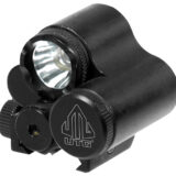 Leapers LTELP28R Black Anodized Aluminum 120 Lumens CREE LED IRB Bulb Red Laser Picatinny Mount