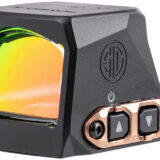Sig Sauer Electro-Optics SORX1408 Romeo-X Enclosed Compact Black/Rose Gold 1x 24mm 2 MOA Red Dot/65 MOA Circle Reticle