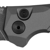 Kershaw 7850 Launch 14 Automatic 3.38" Cleaver Plain Black Oxide Blackwash CPM 154 SS, Blade Black Anodized Aluminum/Carbon Fiber Handle