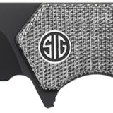 Sig Sauer Knives VA9BB Validus 3.78" Folding Drop Point Plain Black PVD M390 Steel Blade, 4.76" Black Textured G10 Handle