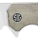 Sig Sauer Knives KA7SG Karak 3.25" Folding Wharncliffe Plain Black PVD Nitro-V Blade, 4" Green Canvas Micarta Handle