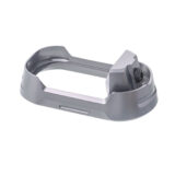 Tyrant CNC TDG17MWG4GREYBLACKSCRE Magwell Fits Glock 17 Gen4 Grey Aluminum