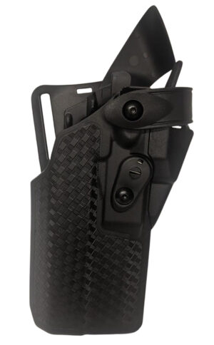 Safariland 7360RDS8325481 7360RDS  7TS Black Compatible w/ 17 Gen5, SureFire X300U, Basketweave Finish, Right Hand