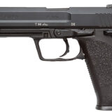 HK 81000365 USP Expert V1 SA/DA 45 ACP Caliber with 5.19" Barrel, 10+1 Capacity, Overall Black Finish, Serrated Trigger Guard Frame, Serrated Long Steel Slide & Polymer Grip Includes 2 Mags