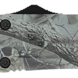 CobraTec Knives MWDFS3DNS FS-3 Medium 3" OTF Drop Point Plain D2 Steel Blade, 4.50" Woodland Camo Aluminum Alloy Handle