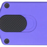 CobraTec Knives CTASPPUR ASP  1.94" OTF Dagger Plain D2 Steel Blade, 3.31" Purple Aluminum Handle