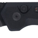CobraTec Knives CTNAJBLK Naja 3.50" Folding Plain Black Powder Coated D2 Steel Blade, 4.75" Black G10 Scales Handle