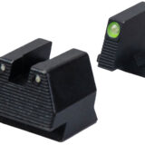 HK 51000939 Night Sight Set  Fixed Green Tritium/Black Frame Fits HK VP9 9mm Luger