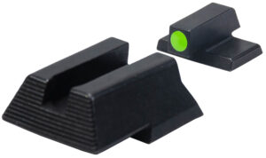 HK 51000932 Night Sight Set  Iron Sight Green Tritium Black Frame Fits HK VP9/VP40/P30/HK45